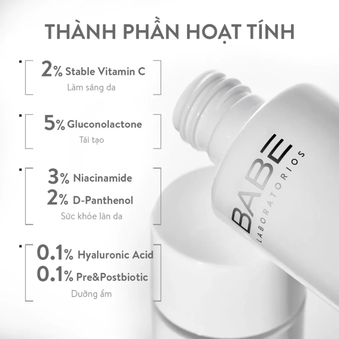 Lotion Laboratorios Babé DEPIGMENT+ Lotion Glow Dưỡng Sáng Hỗ Trợ Làm Mờ Thâm Nám Đều Màu Da 150ml 2