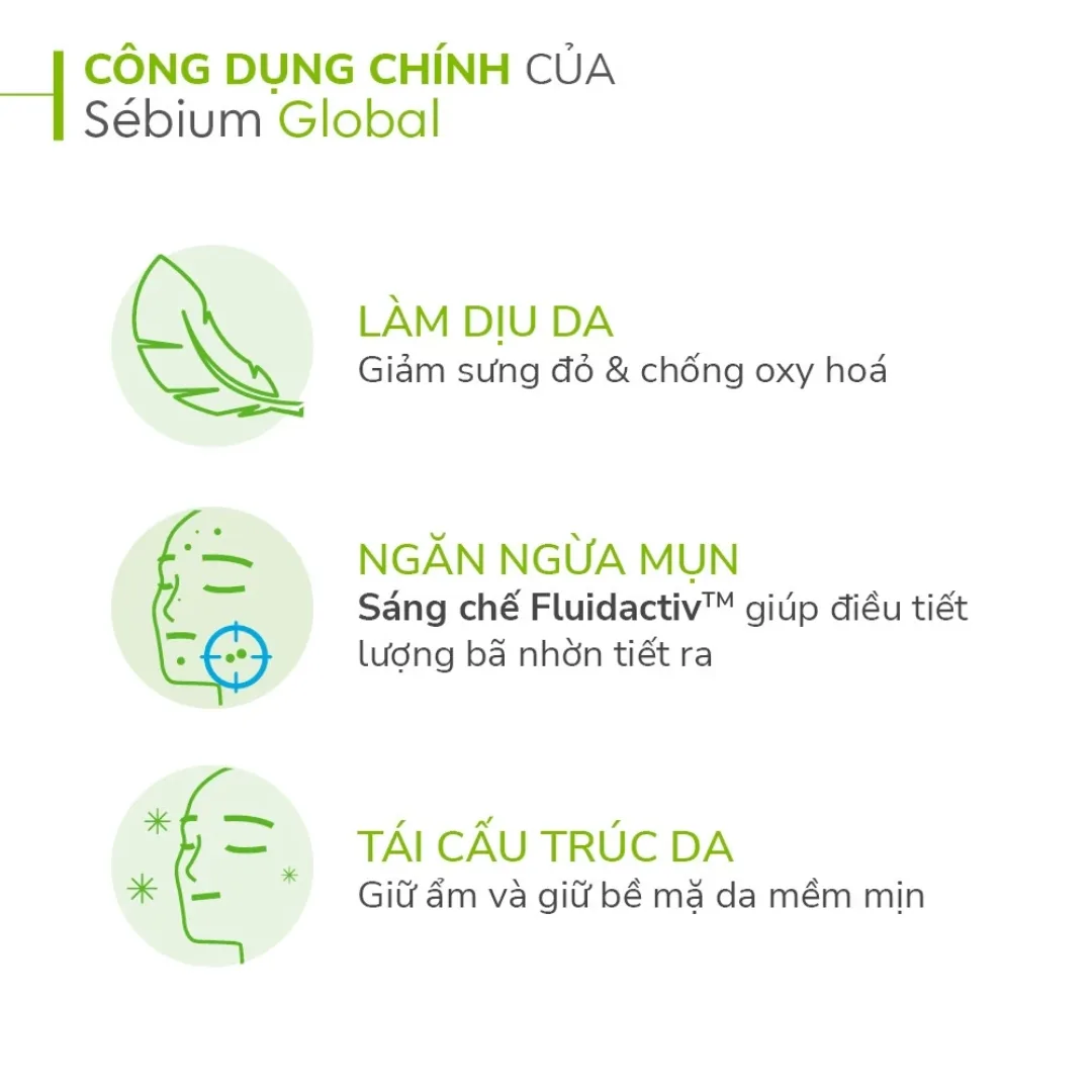 Kem Dưỡng Ẩm Bioderma Sébium Hydra Cấp Ẩm 24 Giờ Làm Dịu Giảm Ửng Đỏ Cho Da Dầu Mụn Nhạy Cảm 40ml 5