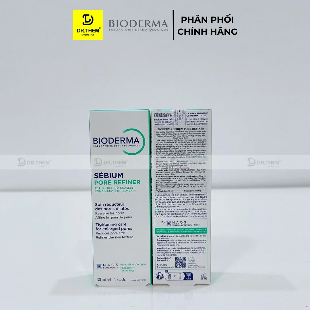 Kem Dưỡng Bioderma Sébium Pore Refiner Kiềm Dầu Hỗ Trợ Se Khít Lỗ Chân Lông Cho Da Hỗn Hợp Đến Da Dầu 30ml 7