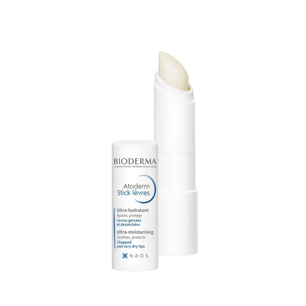 Son Dưỡng Môi Bioderma Atoderm Stick Lèvres Bơ Hạt Mỡ Phục Hồi Dưỡng Ẩm Cho Môi Khô Nứt Nẻ 4g 4
