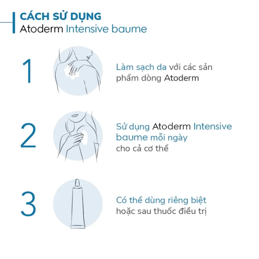 Kem Dưỡng Ẩm Bioderma Atoderm Intensive Baume Phục Hồi Làm Dịu Cho Da Khô Rất Khô 45ml 75ml 500ml 5