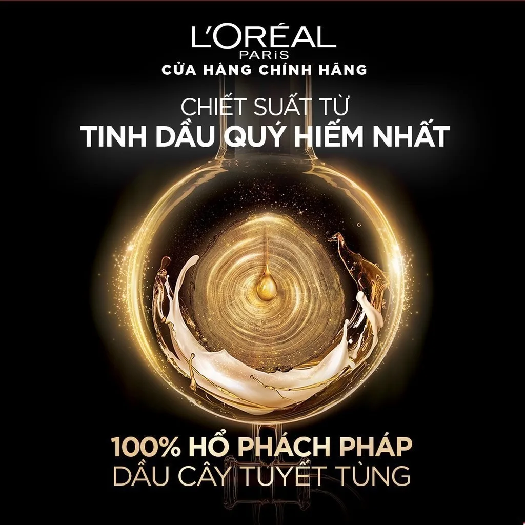 Bộ Dầu Gội Dầu Xả L'Oreal Paris Elseve Extraordinary Oil Smooth Dưỡng Tóc Suôn Mượt Giảm Xơ Rối 440ml 4