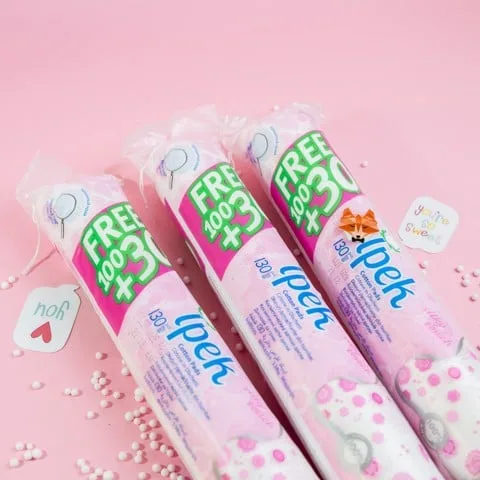 Bông Tẩy Trang Ipek Klasik Cotton Pads 3 Lớp 100% Cotton Tự Nhiên Mềm Mịn Cho Mọi Loại Da 150 Miếng 7