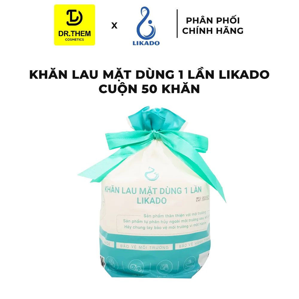 Bông Tẩy Trang Likado Chất Liệu Cotton Mềm Không Xù Lông Túi 100 Miếng Tròn 222 Miếng 600 Miếng Và Khăn Lau Mặt Dùng 1 Lần 8
