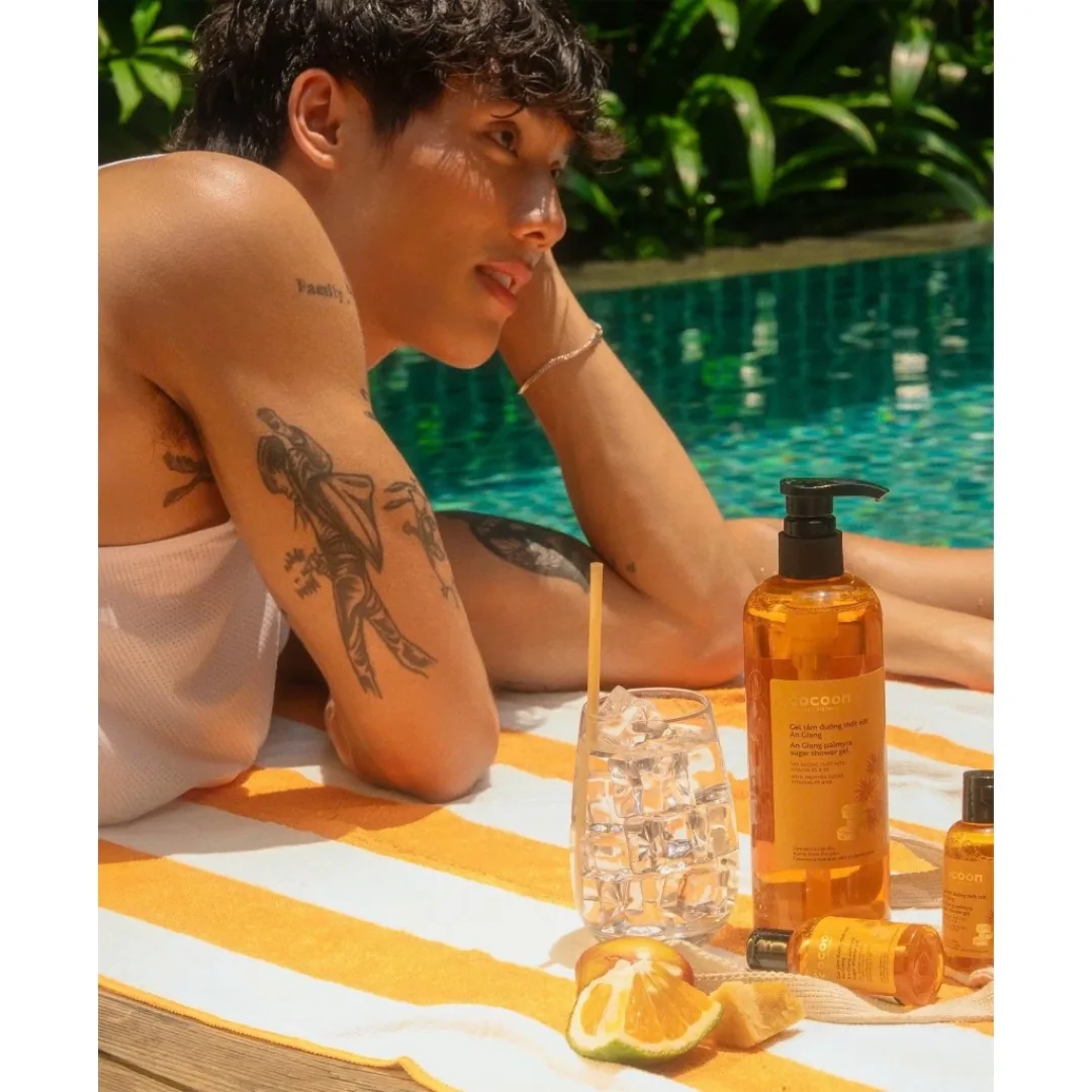 Gel Tắm Cocoon An Giang Palmyra Sugar Shower Gel Đường Thốt Nốt Làm Sạch Dịu Nhẹ Dưỡng Ẩm Mềm Mịn Da 500ml 5