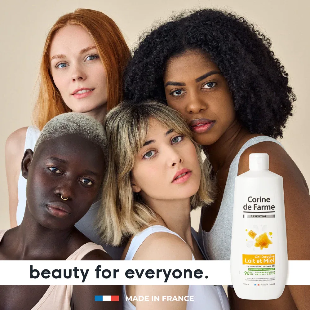 Gel Tắm Sữa Mật Ong Corine De Farme Essential Milk And Honey Shower Gel Nuôi Dưỡng Da Mềm Mịn 750ml 3