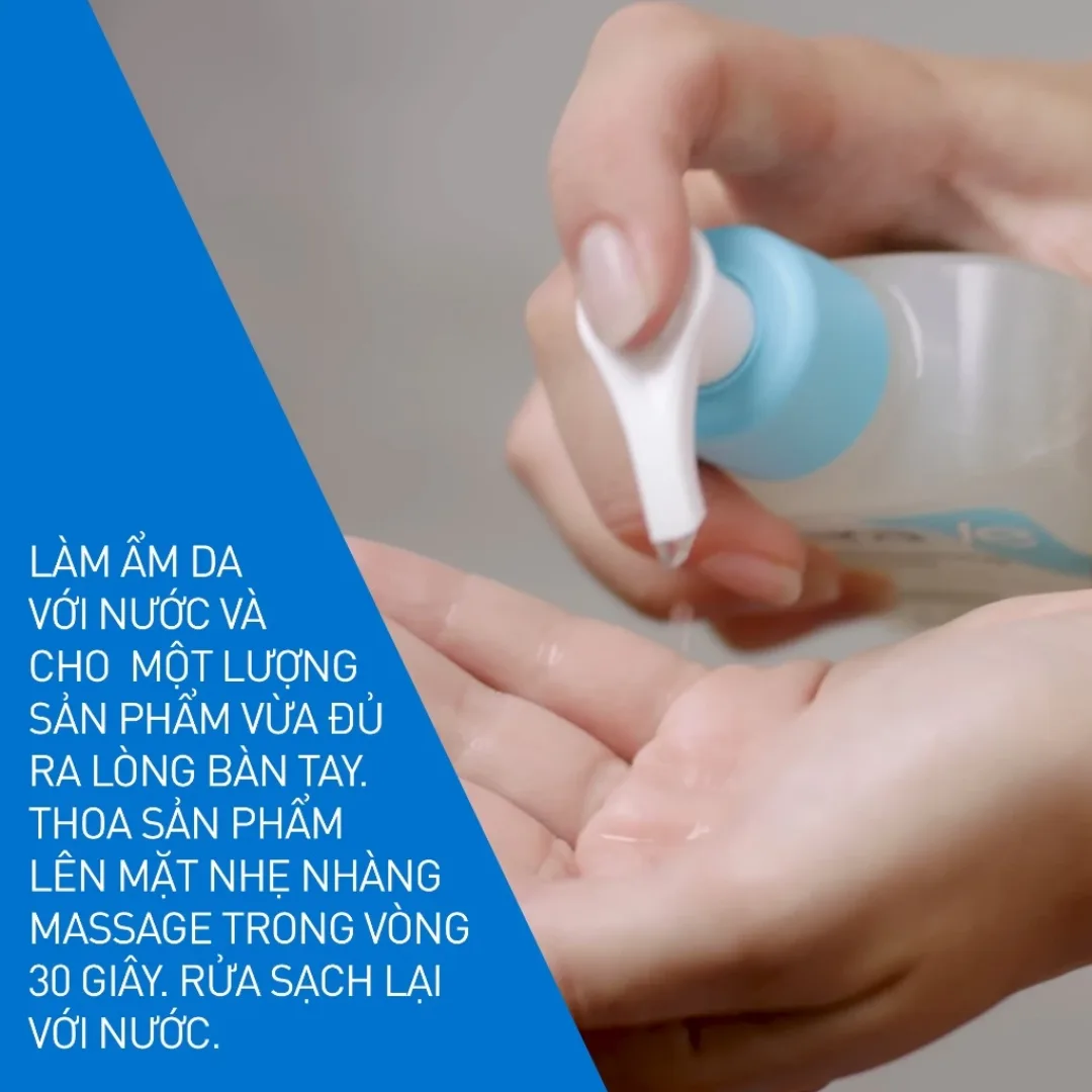 Sữa Rửa Mặt CeraVe SA Smoothing Cleanser BHA Tẩy Tế Bào Chết Hỗ Trợ Giảm Mụn Ẩn Cho Da Sần Sùi 88ml/236ml/473ml 4