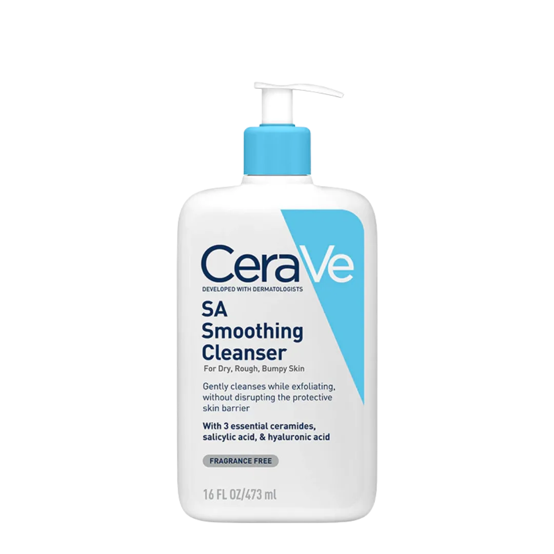 Sữa Rửa Mặt CeraVe SA Smoothing Cleanser BHA Tẩy Tế Bào Chết Hỗ Trợ Giảm Mụn Ẩn Cho Da Sần Sùi 88ml/236ml/473ml 7