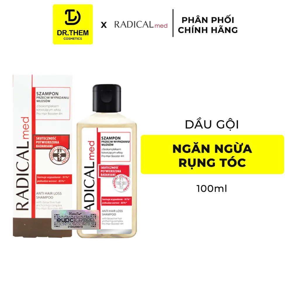Dầu Gội Farmona Radical Med Anti Hair Loss Shampoo Hỗ Trợ Giảm Rụng Tóc Chắc Khỏe Tóc 100ml 300ml 7