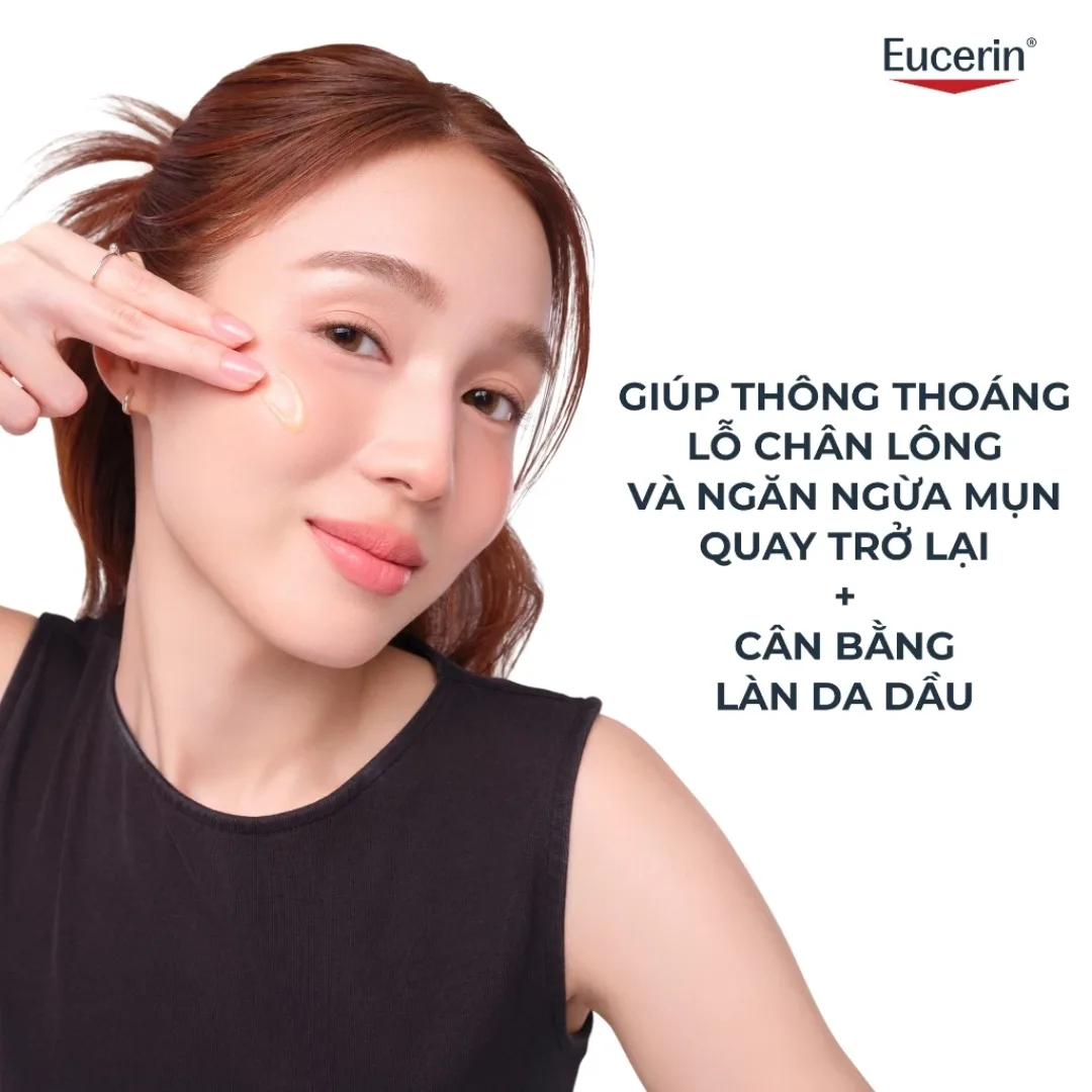 Kem Dưỡng Eucerin DermoPure Clinical Mat Fluid Kiềm Dầu Hỗ Trợ Giảm Mụn Mờ Thâm Cho Da Dầu Mụn 40ml 5
