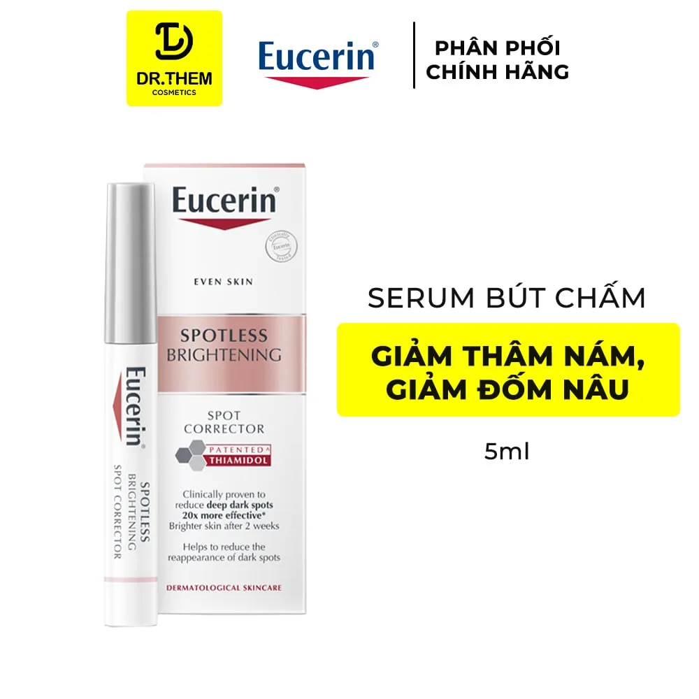 Bút Chấm Eucerin Spotless Brightening Spot Corrector Thiamidol Hỗ Trợ Làm Mờ Đốm Nâu Thâm Nám 5ml
