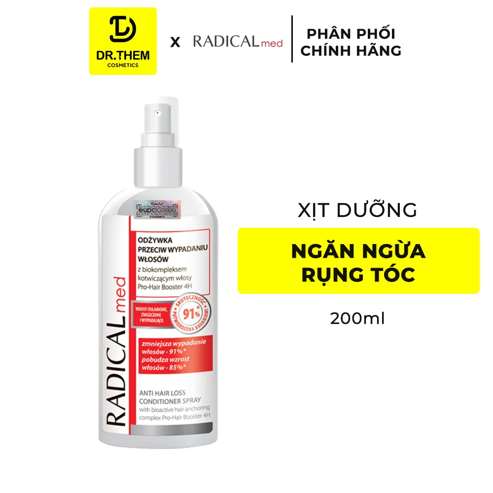 Xịt Dưỡng Tóc Farmona Radical Med Anti Hair Loss Conditioner Spray Hỗ Trợ Giảm Rụng Tóc Chắc Khỏe 200ml 2