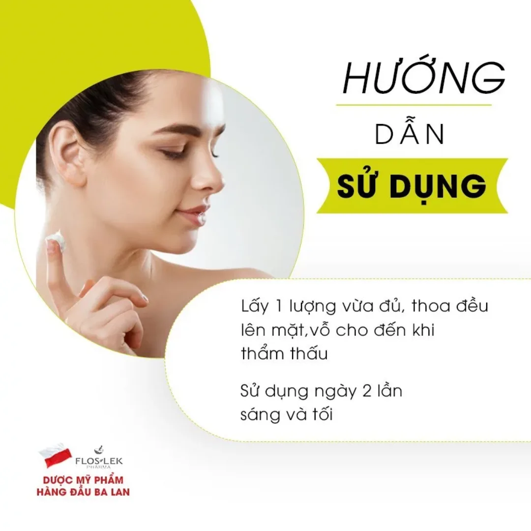 Kem Dưỡng Ẩm Kiềm Dầu Floslek Anti Acne Mattifying Cream 24H Giảm Bóng Nhờn Làm Dịu Da Dầu Mụn 50ml 6