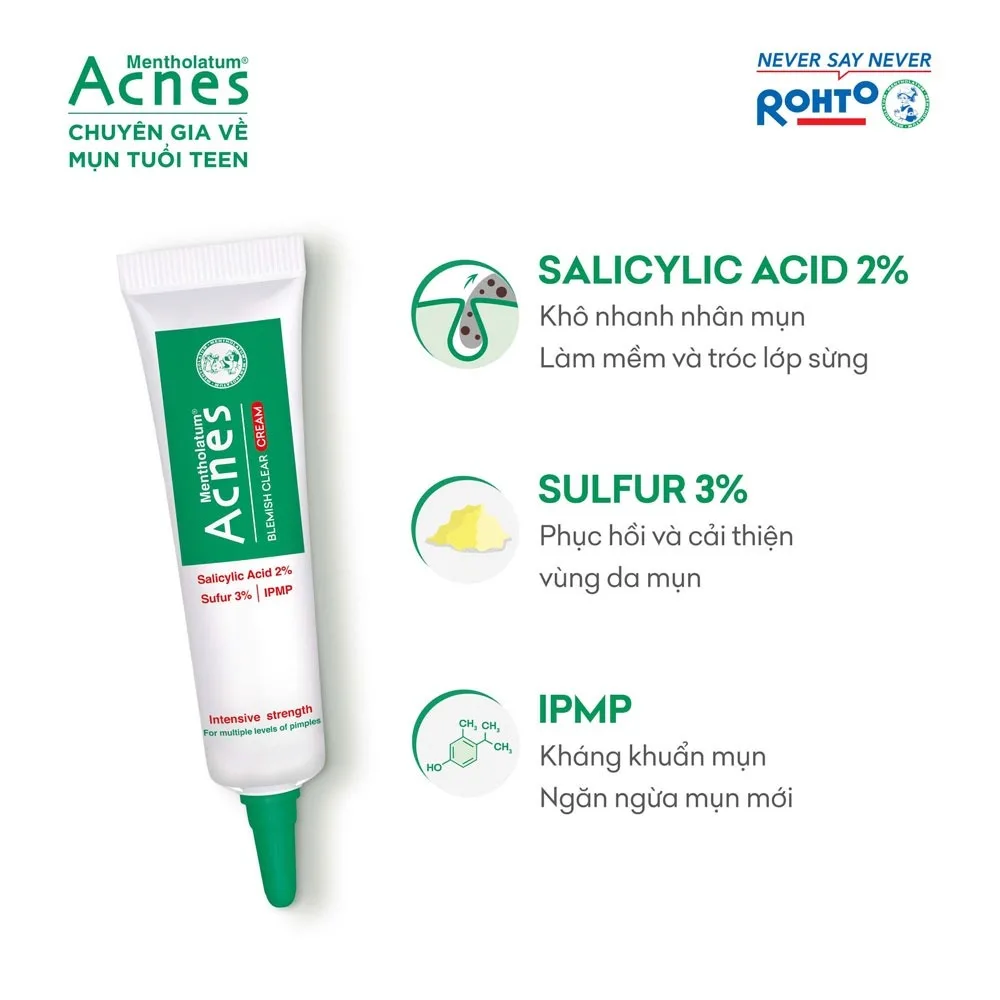 Gel Chấm Mụn Acnes Sealing Jell Blemish Clear Cream Scar Care Hỗ Trợ Giảm Mụn Và Mờ Thâm Sẹo 3