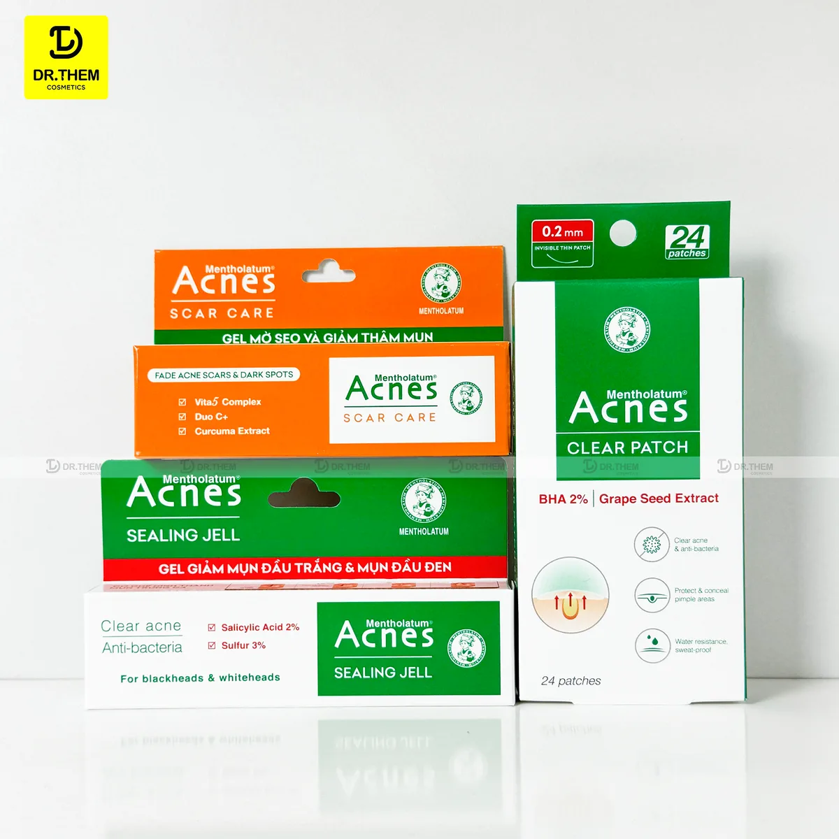 Gel Chấm Mụn Acnes Sealing Jell Blemish Clear Cream Scar Care Hỗ Trợ Giảm Mụn Và Mờ Thâm Sẹo 5