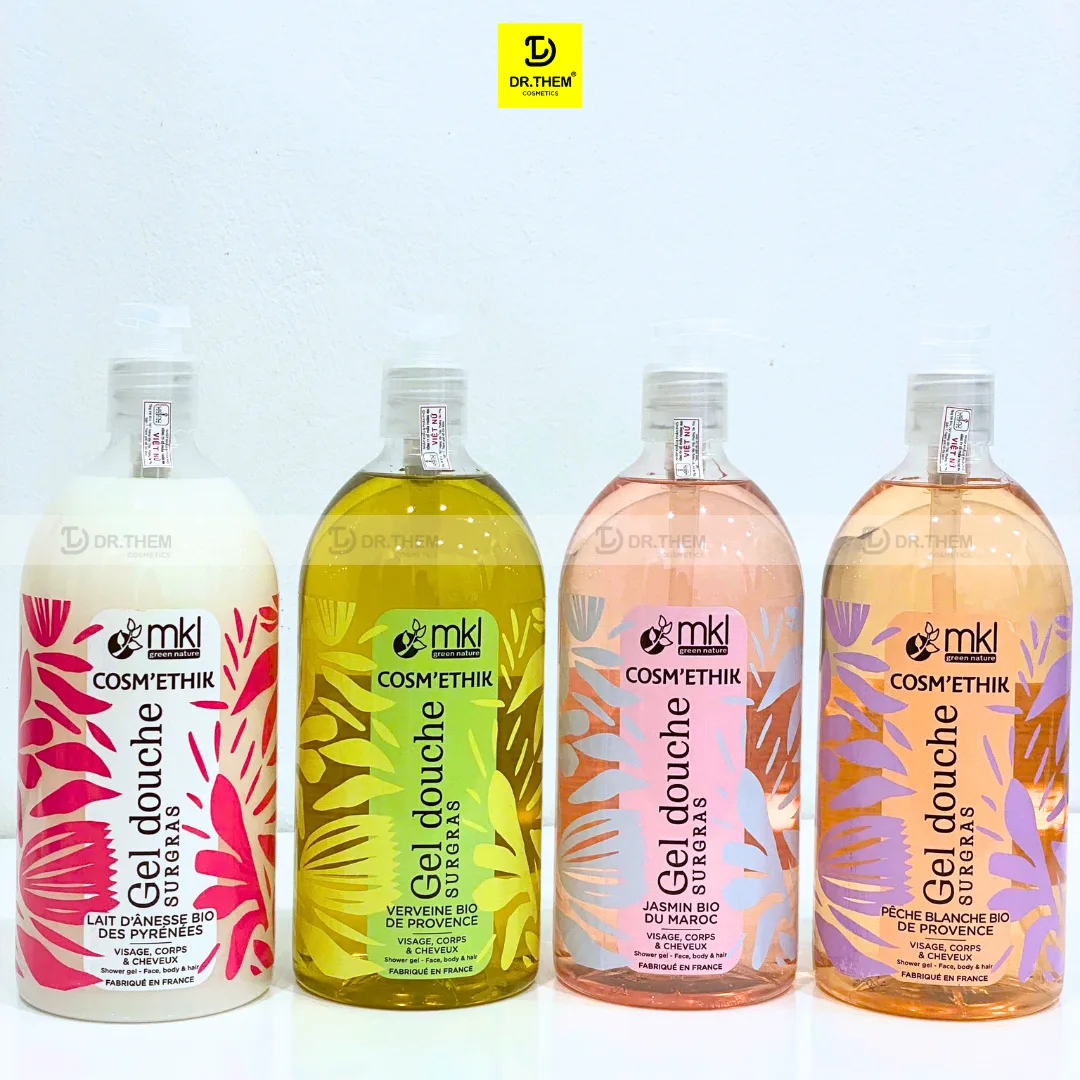 Gel Tắm Hữu Cơ MKL Green Nature Shower Gel pH5.5 Không Xà Phòng Dưỡng Ẩm Dịu Nhẹ Cho Da Nhạy Cảm 1000ml 6