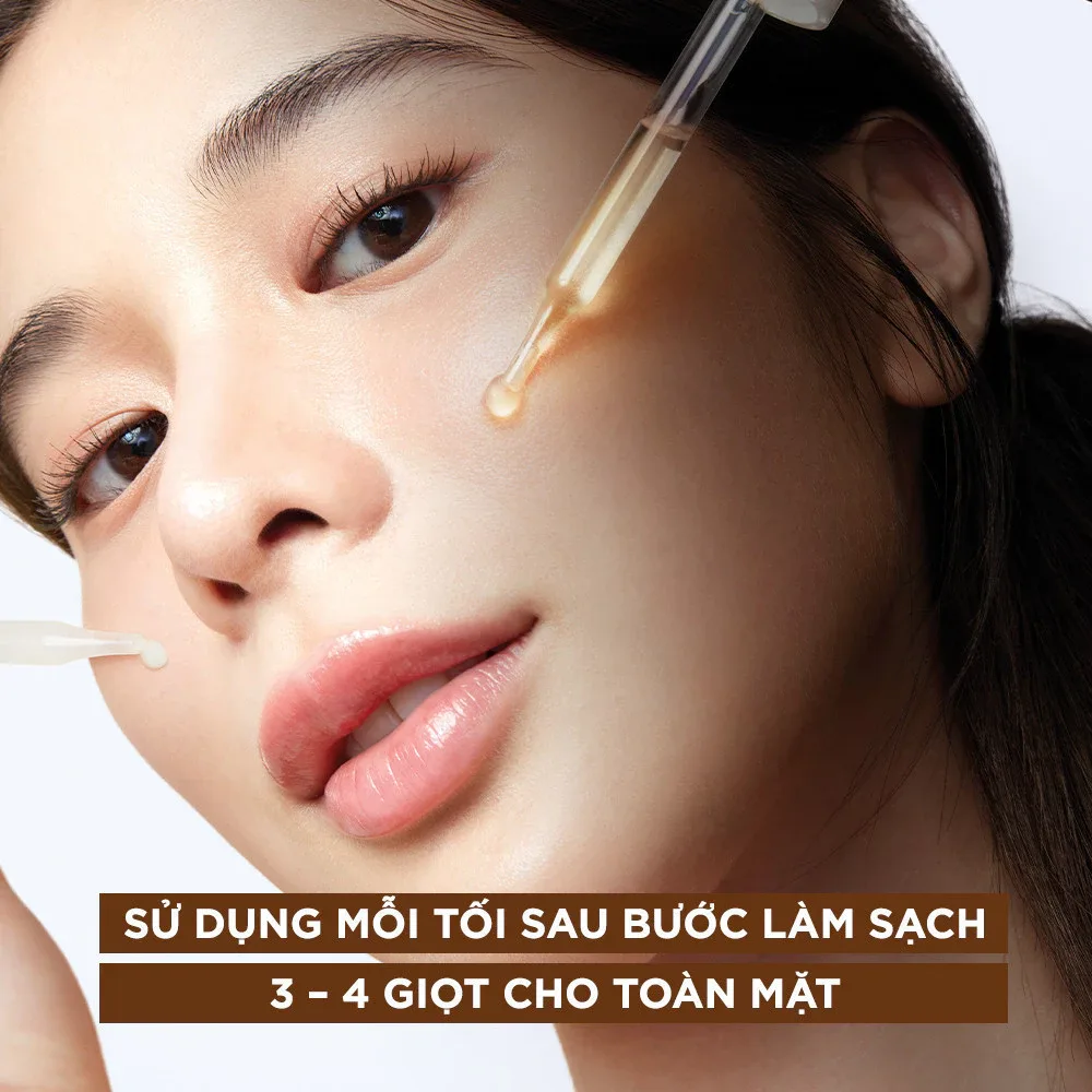 Serum Garnier Bright Complete 10% Pure Vitamin C Night Serum Dưỡng Sáng Da Hỗ Trợ Mờ Thâm Ban Đêm 30ml 6
