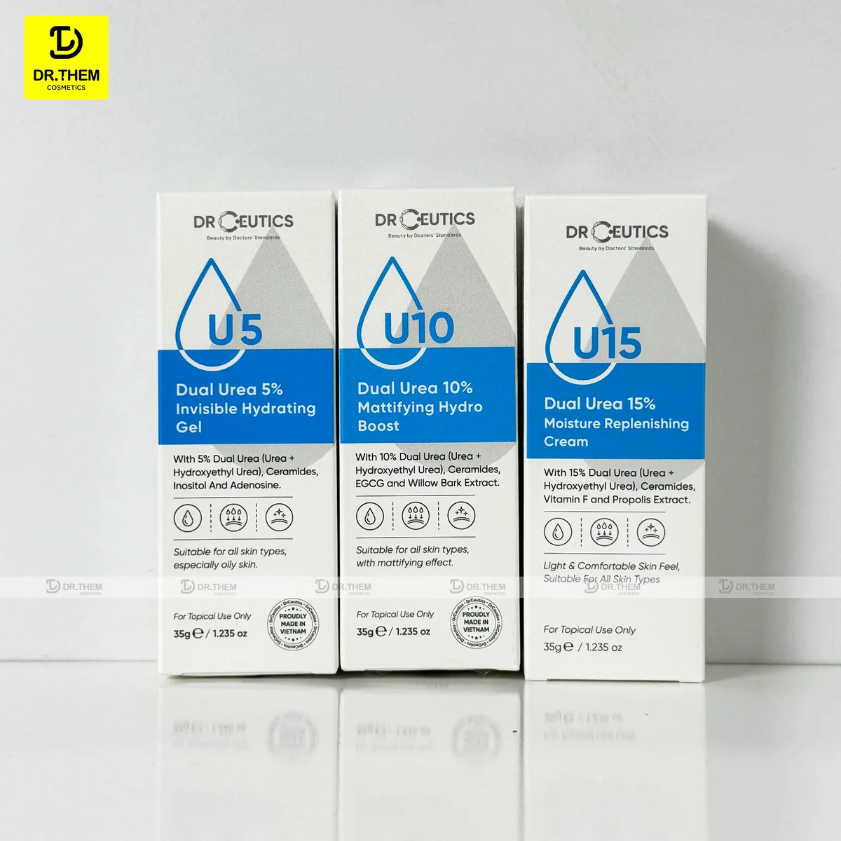 Kem Dưỡng Ẩm DrCeutics Dual Urea 5% 10% 15% Hỗ Trợ Phục Hồi Củng Cố Hàng Rào Bảo Vệ Da 35g/50g 3