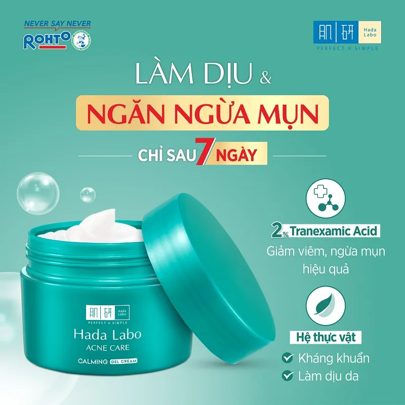 Kem Dưỡng Hada Labo Advanced Nourish Perfect White Pro Aging Acne Care Dưỡng Ẩm Sáng Da Cho Mọi Loại Da 50g 4
