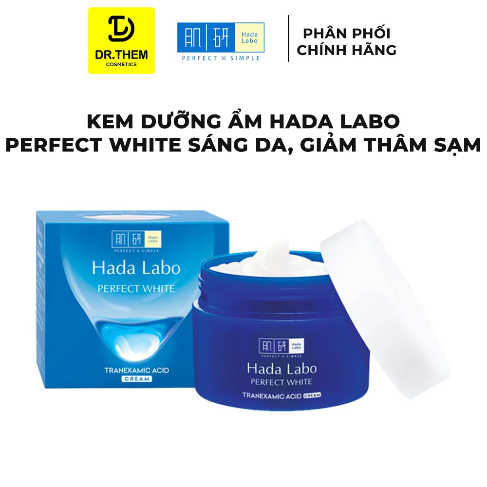 Kem Dưỡng Hada Labo Advanced Nourish Perfect White Pro Aging Acne Care Dưỡng Ẩm Sáng Da Cho Mọi Loại Da 50g 7
