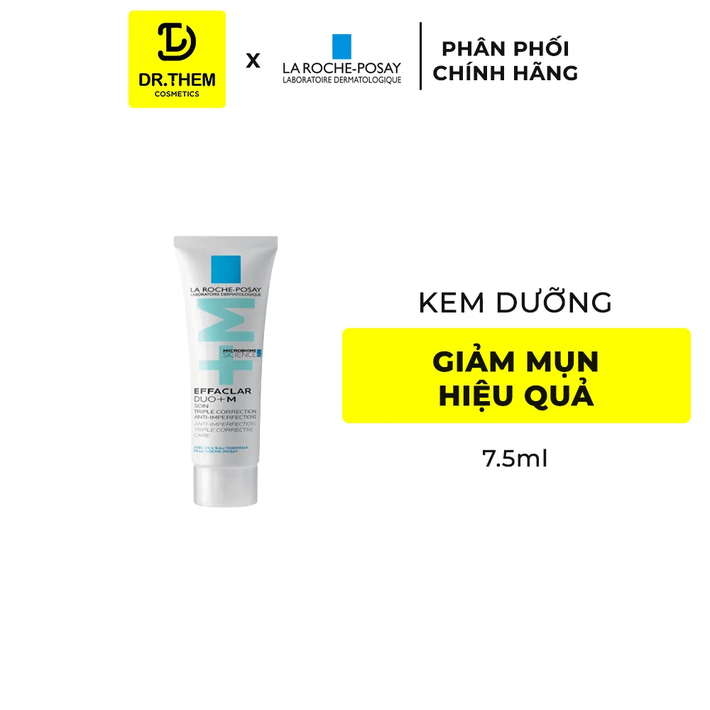 Kem Dưỡng La Roche-Posay Effaclar Duo+ M Hỗ Trợ Giảm Mụn Giảm Thâm Kiềm Dầu Cho Da Dầu Mụn 7.5ml/40ml 8
