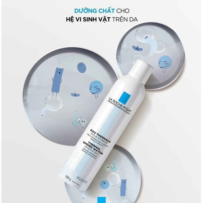 Xịt Khoáng La Roche Posay Thermal Spring Water Sensitive Skin Làm Dịu Và Bảo Vệ Da Nhạy Cảm 50ml 150ml 2