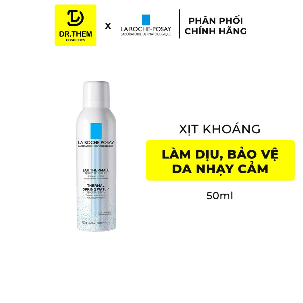 Xịt Khoáng La Roche Posay Thermal Spring Water Sensitive Skin Làm Dịu Và Bảo Vệ Da Nhạy Cảm 50ml 150ml 5