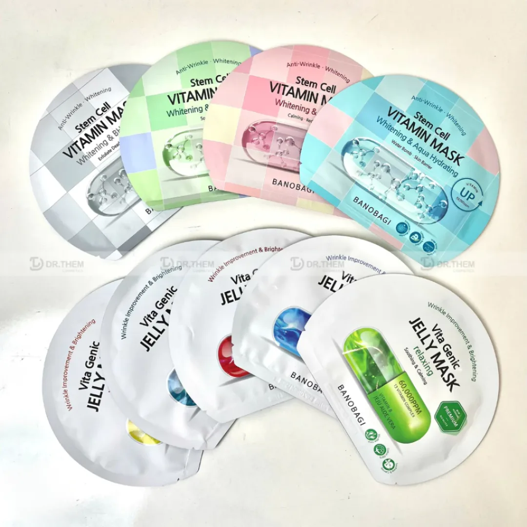 Mặt Nạ Banobagi Premium Vita Genic Jelly Mask Và Stem Cell Vitamin Mask Dưỡng Da Chuyên Sâu 30g 3
