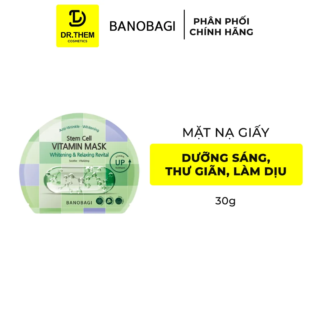 Mặt Nạ Banobagi Premium Vita Genic Jelly Mask Và Stem Cell Vitamin Mask Dưỡng Da Chuyên Sâu 30g 6
