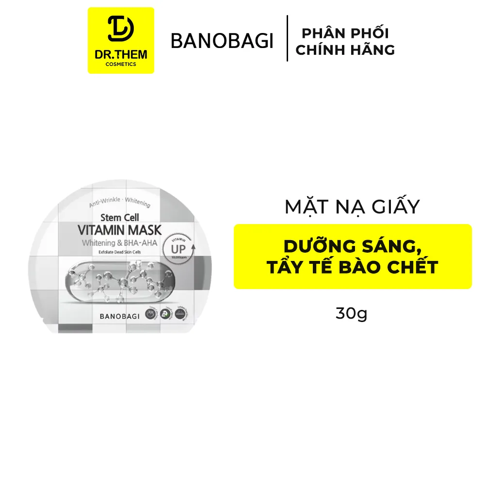Mặt Nạ Banobagi Premium Vita Genic Jelly Mask Và Stem Cell Vitamin Mask Dưỡng Da Chuyên Sâu 30g 7