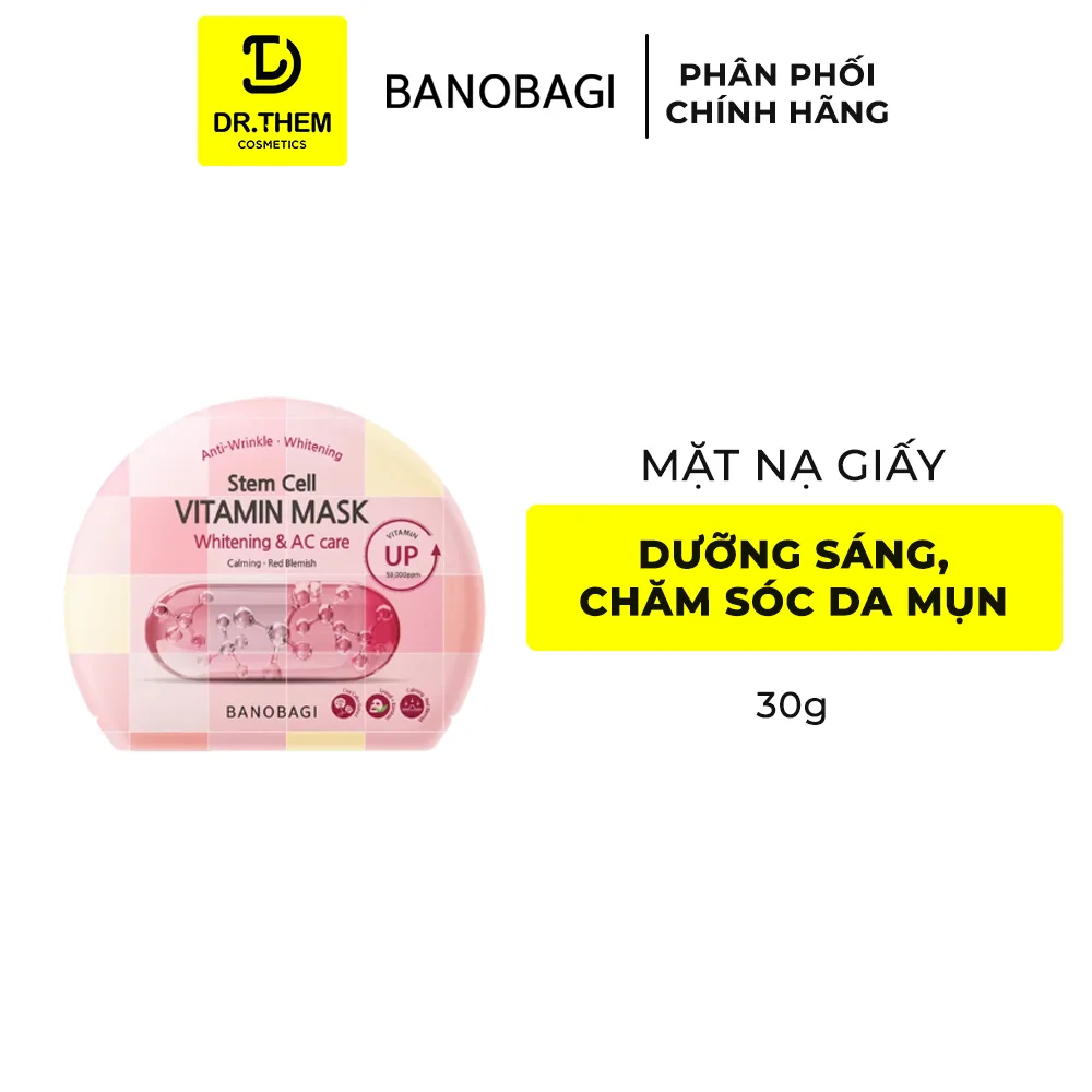 Mặt Nạ Banobagi Premium Vita Genic Jelly Mask Và Stem Cell Vitamin Mask Dưỡng Da Chuyên Sâu 30g 8