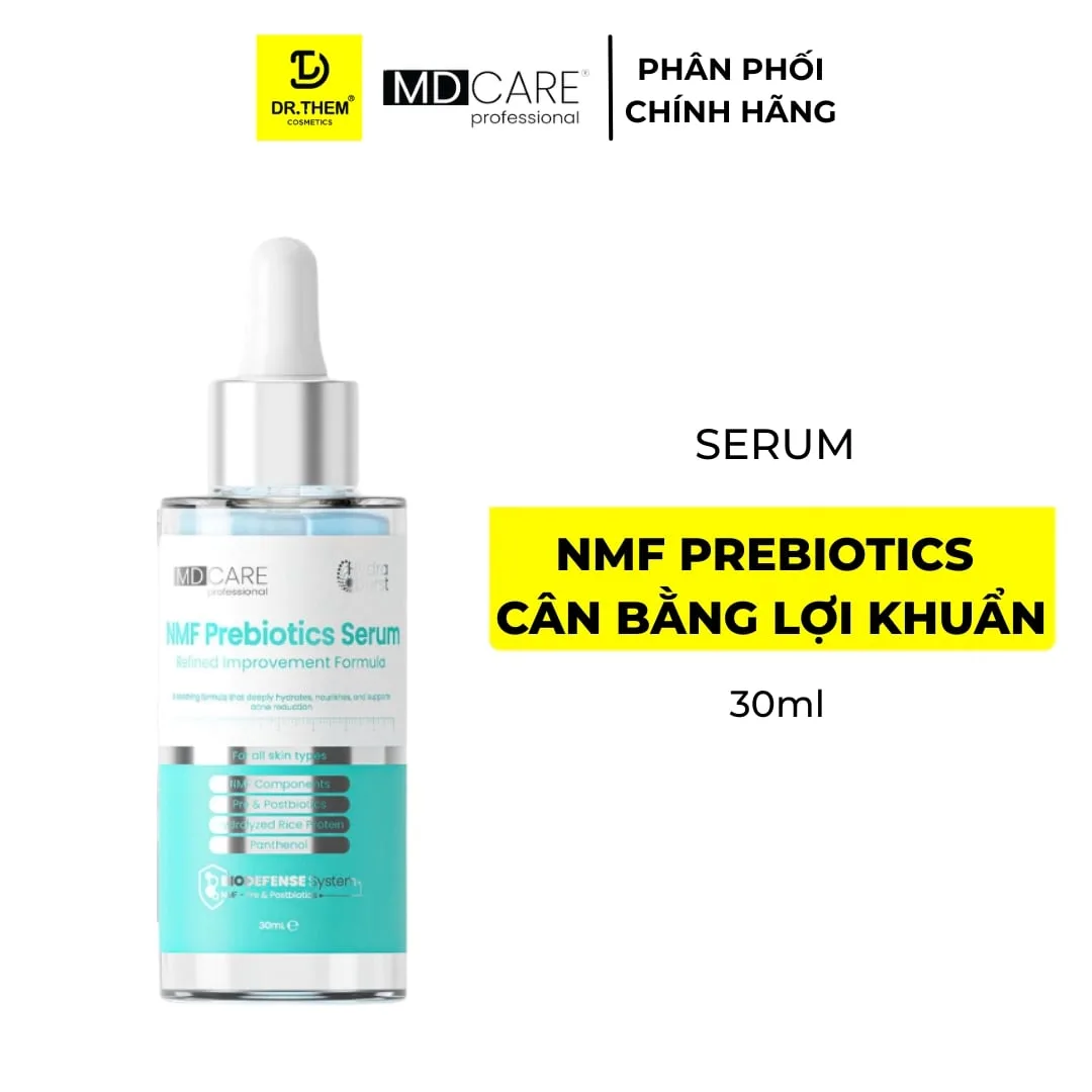 Tinh Chất Phục Hồi MD CARE NMF Prebiotics Serum Cân Bằng Lợi Khuẩn Hỗ Trợ Giảm Đỏ Cho Da Nhạy Cảm 30ml