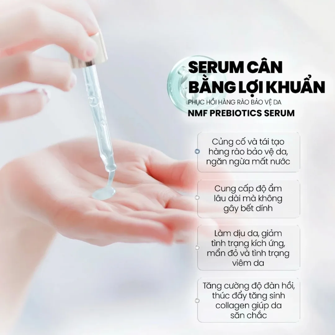 Tinh Chất Phục Hồi MD CARE NMF Prebiotics Serum Cân Bằng Lợi Khuẩn Hỗ Trợ Giảm Đỏ Cho Da Nhạy Cảm 30ml 5