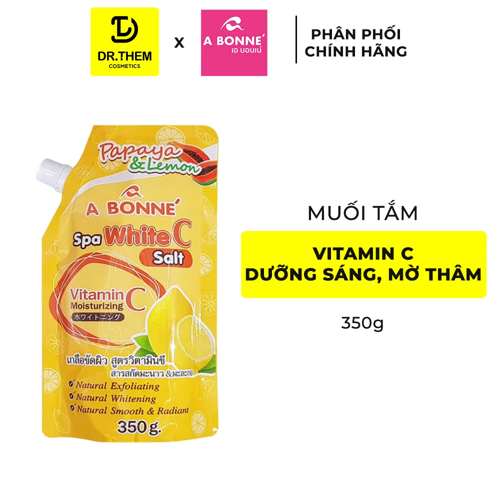 Muối Tắm Tẩy Tế Bào Chết A Bonne Spa Milk Salt Sữa Bò Sữa Chua Vitamin C Dưỡng Da Mịn Màng 350g 7