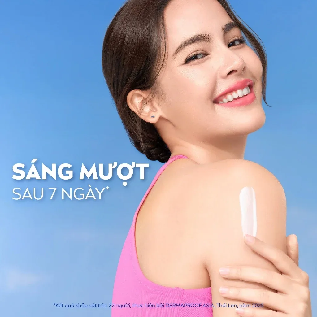 Sữa Dưỡng Thể NIVEA Extra Bright Dưỡng Sáng Và Phục Hồi Ban Đêm Với NiaC Glow Active Cho Mọi Loại Da 190ml 6