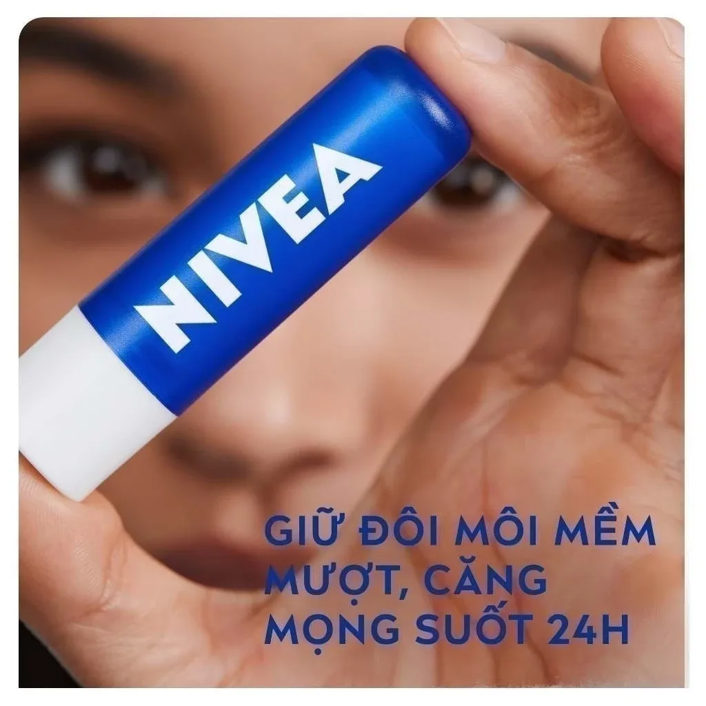 Son Dưỡng Ẩm Môi NIVEA Original Care Dưỡng Ẩm Chuyên Sâu Phục Hồi Môi Khô Không Chứa Chì 4.8g 3