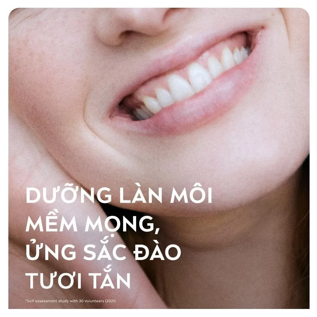 Son Dưỡng Môi Có Màu NIVEA Peach Shine Sắc Cam Hương Đào Dưỡng Ẩm 24 Giờ Cho Môi Mềm Mọng Ửng Hồng 4.8g 3