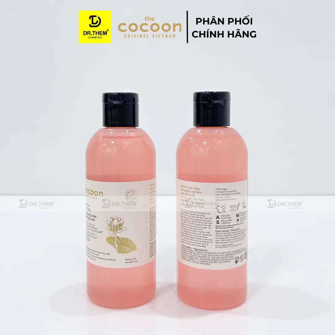 Nước Hoa Hồng Cocoon Nước Sen Hậu Giang Toner Hỗ Trợ Phục Hồi Cấp Ẩm Làm Dịu Cho Da Rất Nhạy Cảm 310ml 5
