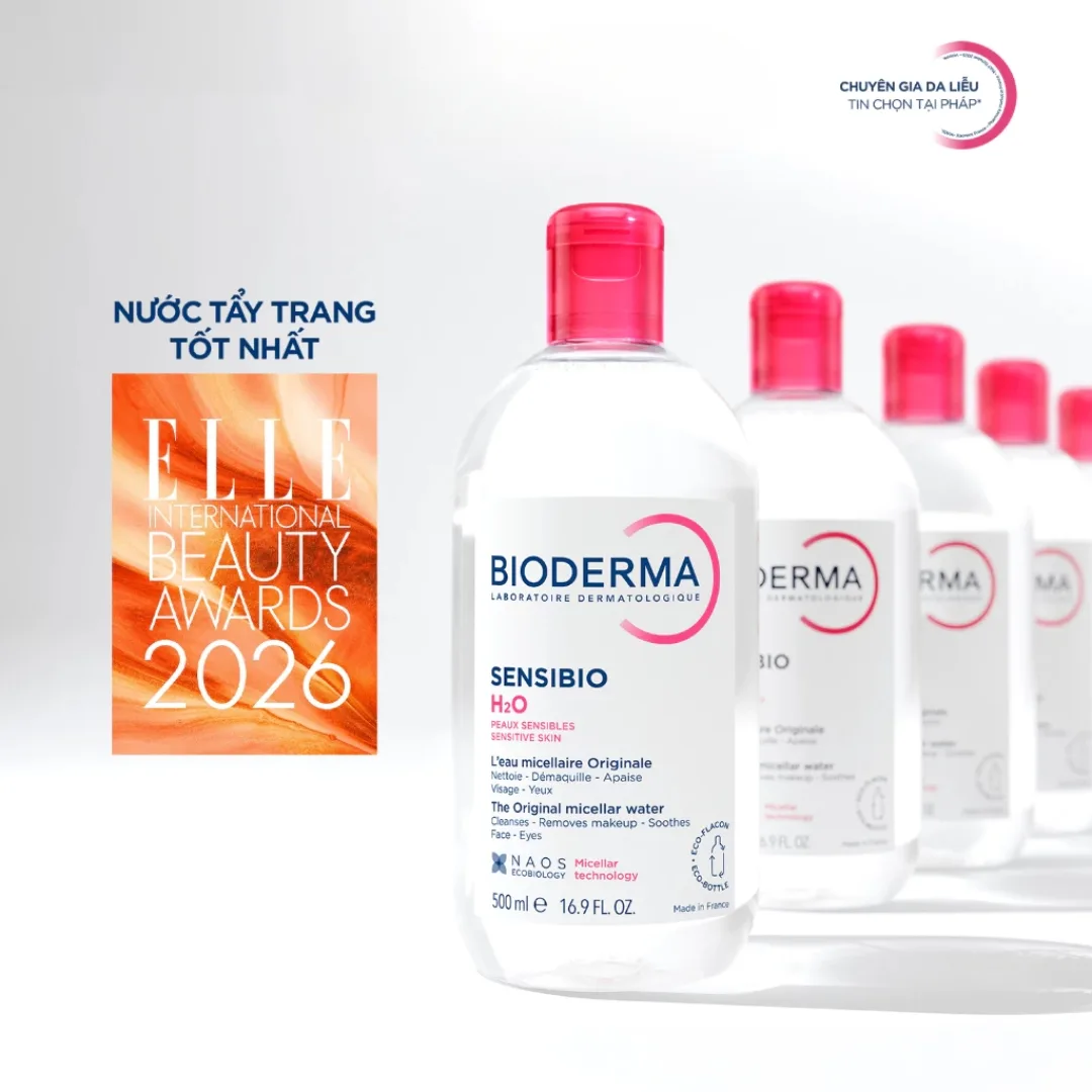 Nước Tẩy Trang Bioderma Sensibio Sébium H2O Làm Sạch Sâu Dịu Nhẹ Cho Da Nhạy Cảm Và Da Dầu Mụn 100ml 500ml 4