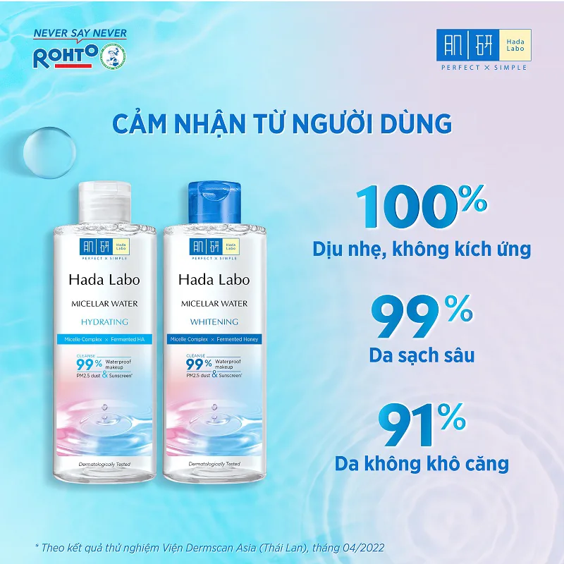 Nước Tẩy Trang Hada Labo Micellar Water Và Dầu Tẩy Trang Cleansing Oil Làm Sạch Sâu Cấp Ẩm Cho Mọi Loại Da 200ml/240ml 7