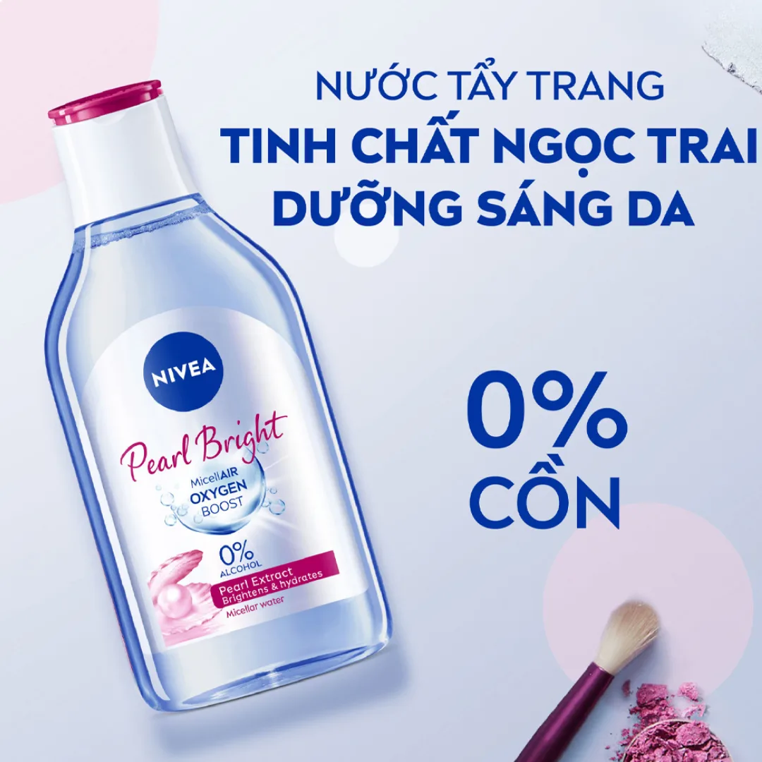 Nước Tẩy Trang Nivea Acne Care Và Pearl Bright Làm Sạch Sâu Hỗ Trợ Giảm Mụn Dưỡng Sáng Da 200ml/400ml 4