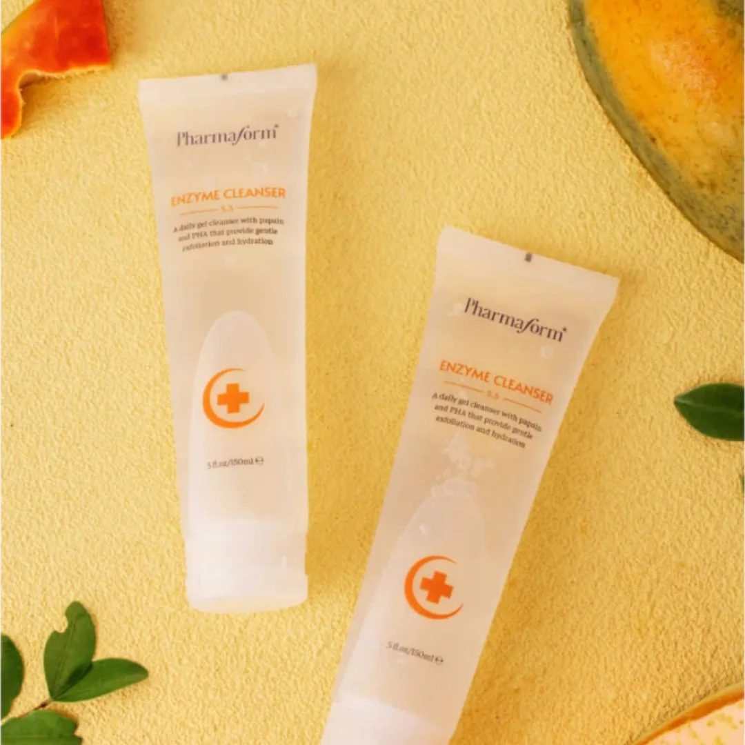 Gel Rửa Mặt Pharmaform Enzyme Cleanser Làm Sạch Dịu Nhẹ Tẩy Tế Bào Chết Cấp Ẩm Giảm Mẩn Đỏ Cho Da Mụn Da Khô Nhạy Cảm 150ml 3
