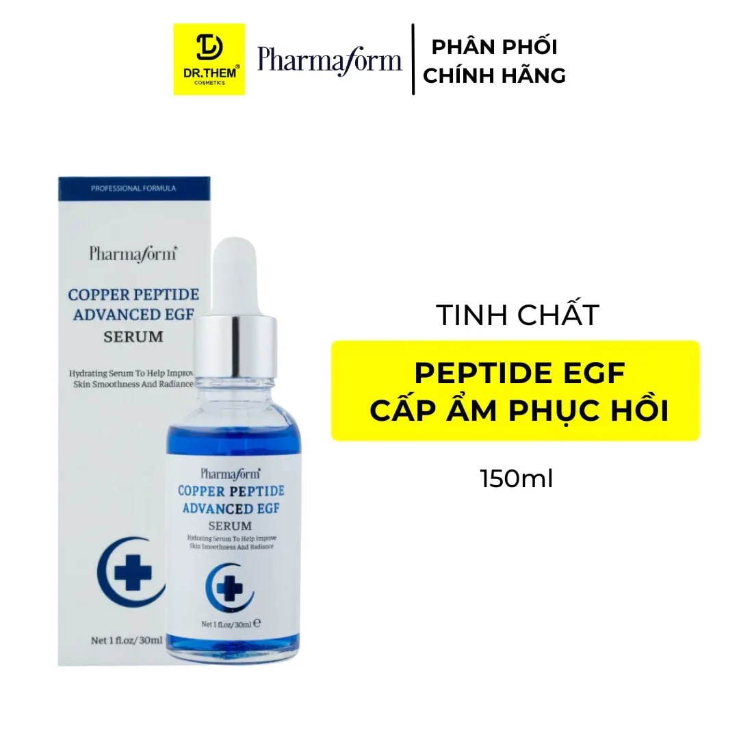 Tinh Chất Pharmaform Copper Peptide Advanced EGF Phục Hồi Da Tổn Thương Hỗ Trợ Chống Lão Hóa 30ml