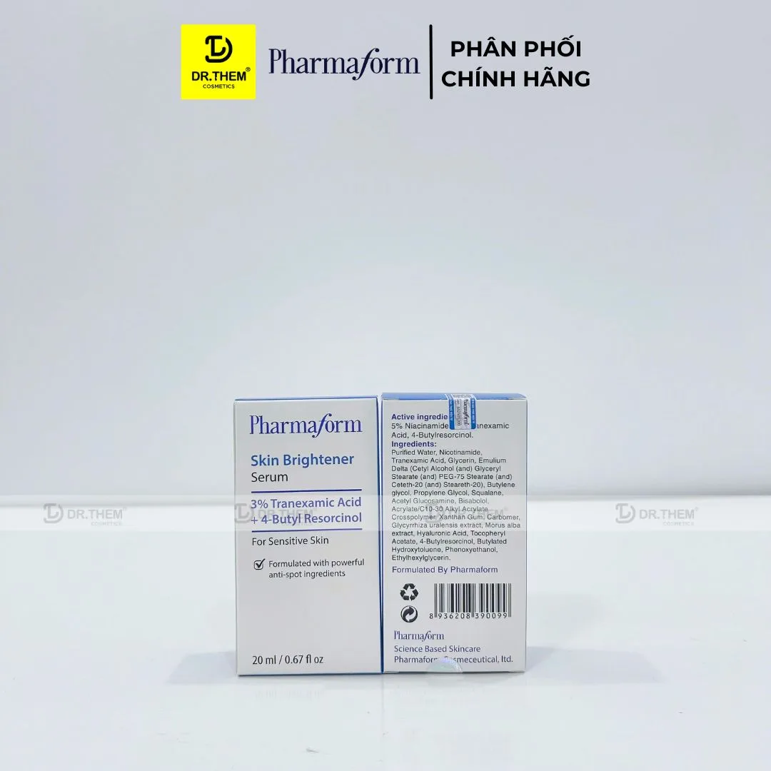 Tinh Chất Pharmaform Skin Brightener Serum Làm Sáng Da Hỗ Trợ Cải Thiện Thâm Mụn Tàn Nhang 20ml 5