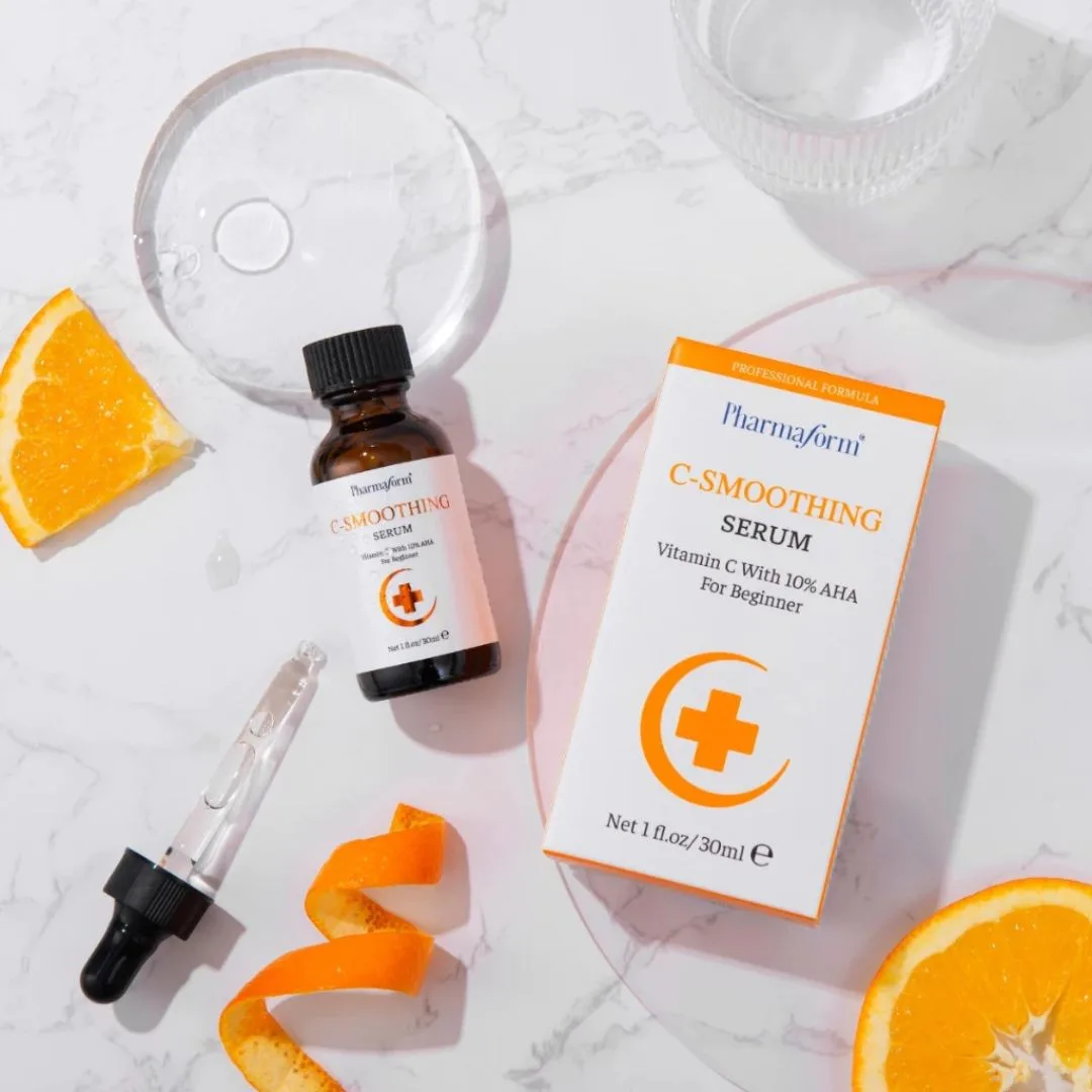Tinh Chất Pharmaform C Smoothing Serum Vitamin C Và 10% AHA Làm Sáng Da Hỗ Trợ Chống Lão Hóa 30ml 4