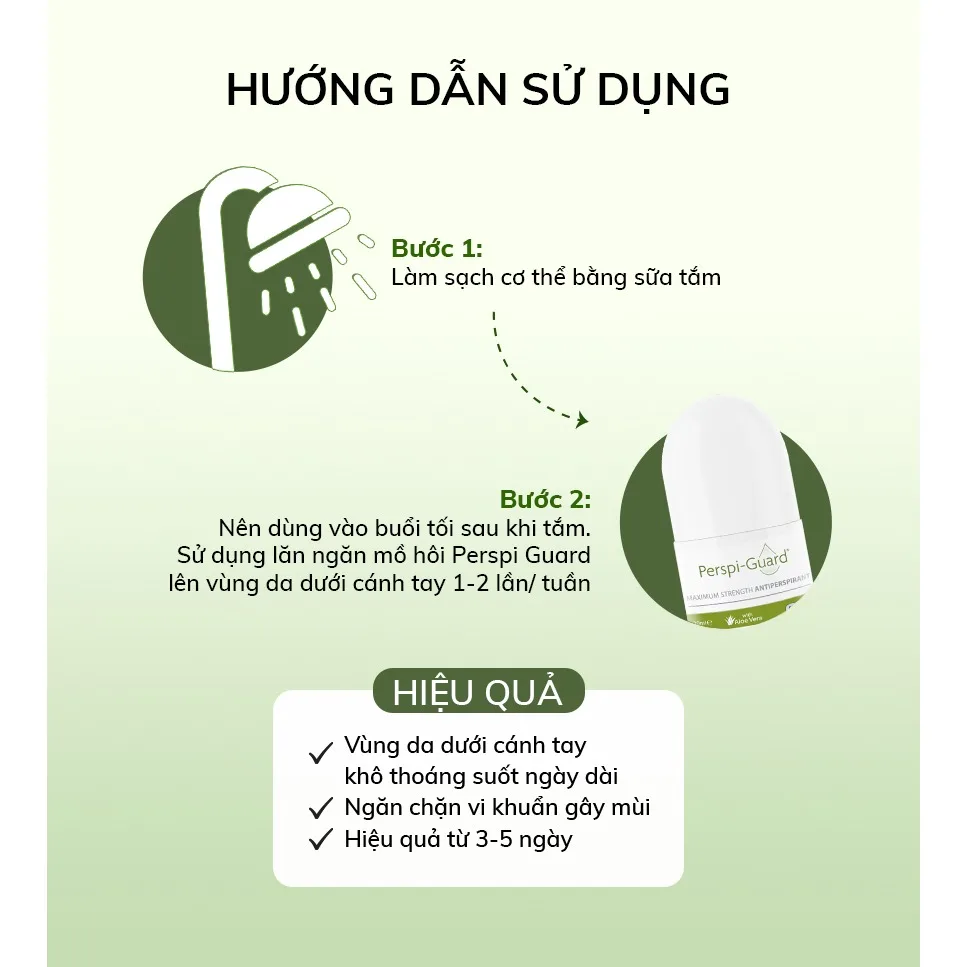 Lăn Khử Mùi Perspi-Guard Maximum Strength Antiperspirant Roll On Ngăn Mồ Hôi Khử Mùi Hiệu Quả Tối Ưu 30ml 5