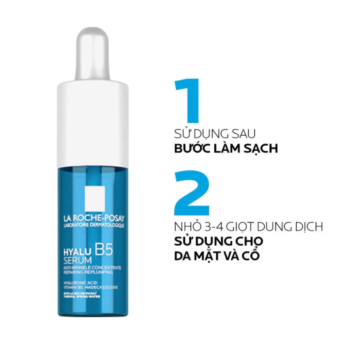 Serum La Roche Posay Hyalu B5 Hyaluronic Acid Vitamin B5 Hỗ Trợ Tái Tạo Phục Hồi Làm Đầy Nếp Nhăn 10ml 5