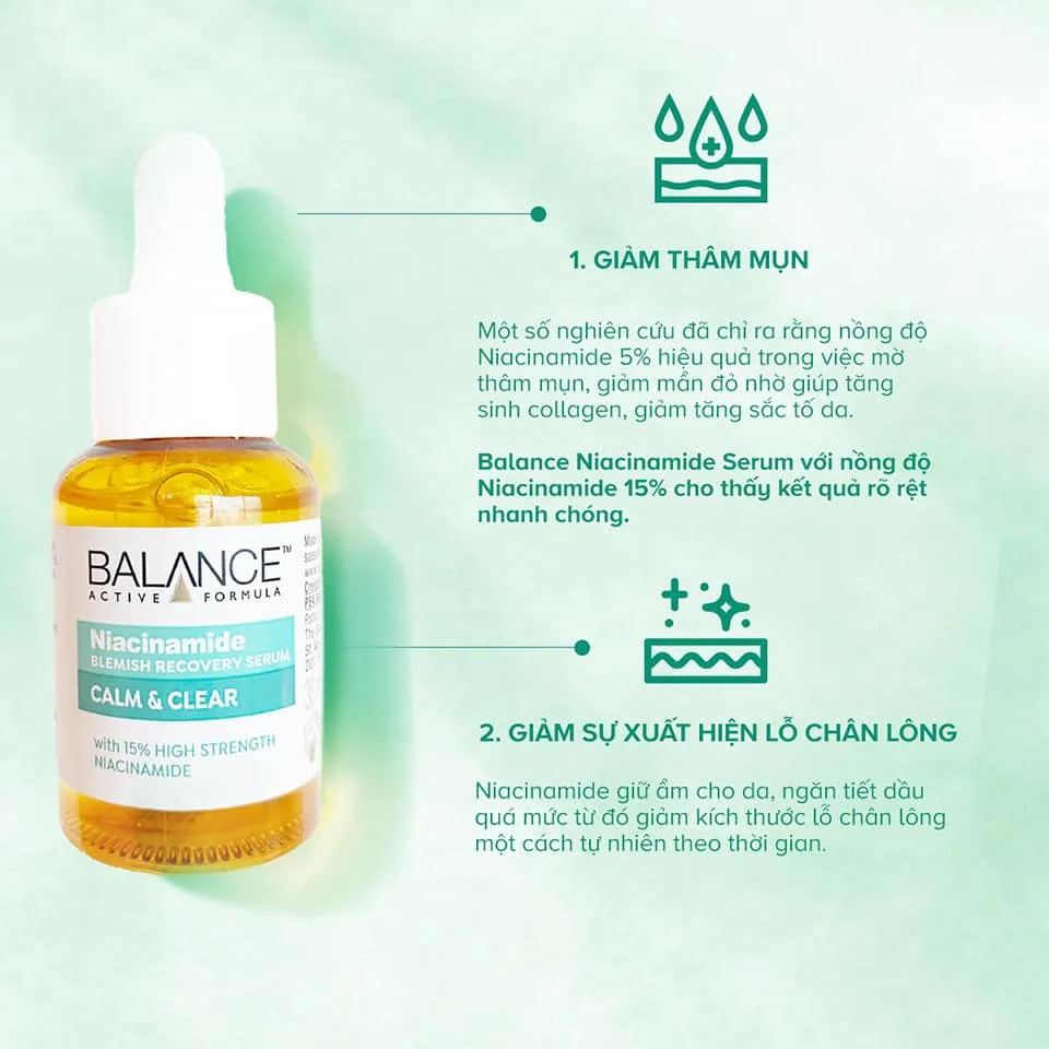 Serum Dưỡng Da Balance Active Formula Vitamin C Niacinamide Hyaluronic Dưỡng Sáng Cấp Ẩm Da 30ml 5