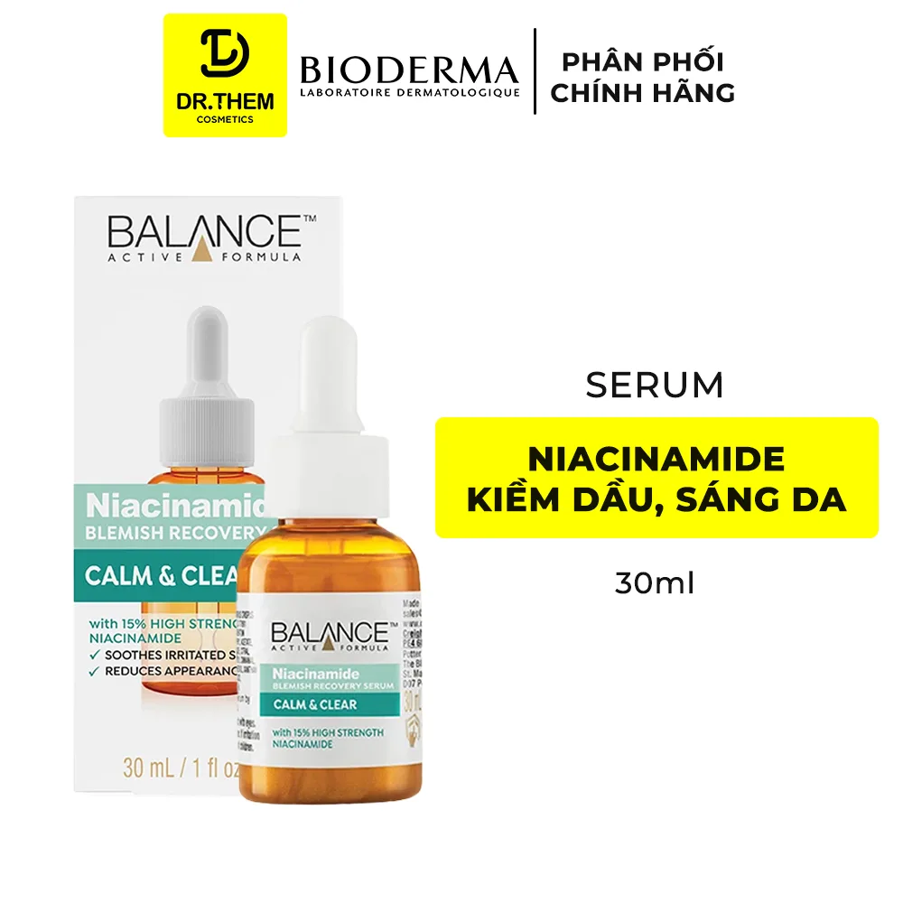 Serum Dưỡng Da Balance Active Formula Vitamin C Niacinamide Hyaluronic Dưỡng Sáng Cấp Ẩm Da 30ml 8