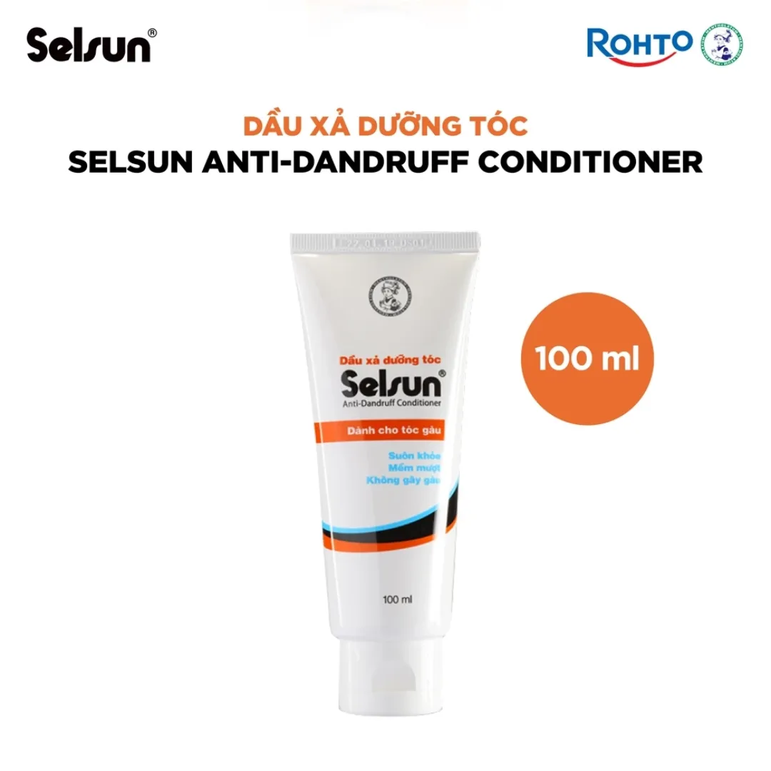 Dầu Xả Selsun Anti Dandruff Conditioner Dưỡng Tóc Mềm Mượt Dành Cho Tóc Gàu Khô Yếu Gãy Rụng 100ml 2